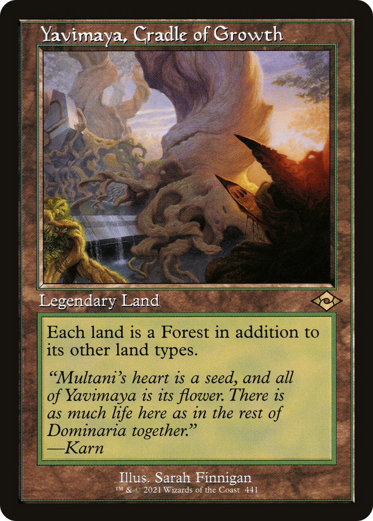 Yavimaya, Cradle of Growth (Retro) [Modern Horizons 2] Foil