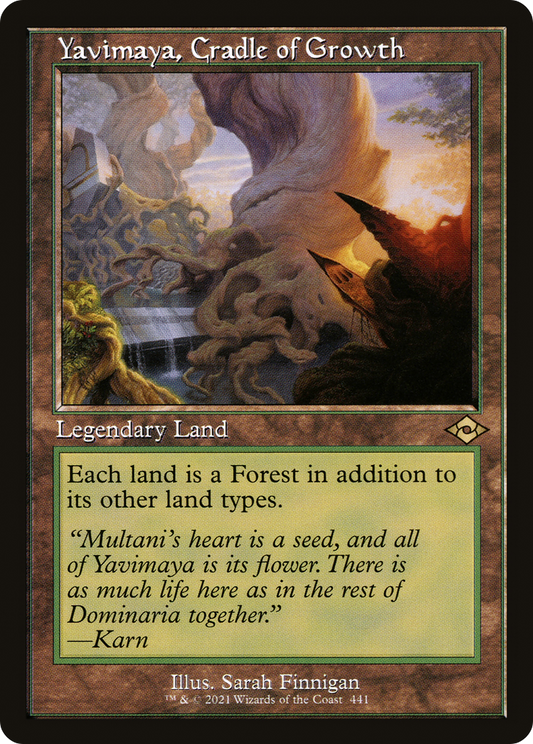 Yavimaya, Cradle of Growth (Retro) [Modern Horizons 2] Foil