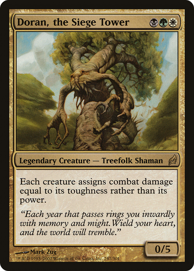 Doran, the Siege Tower (247) Foil - Lorwyn