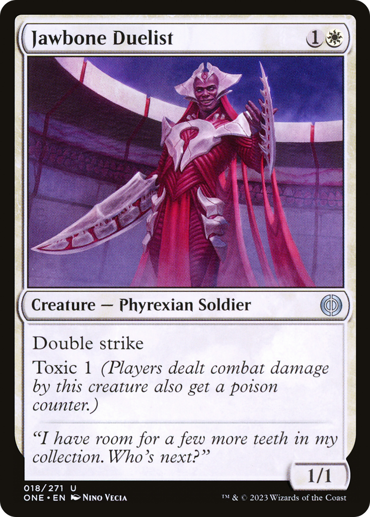 Jawbone Duelist (018) - Phyrexia: All Will Be One
