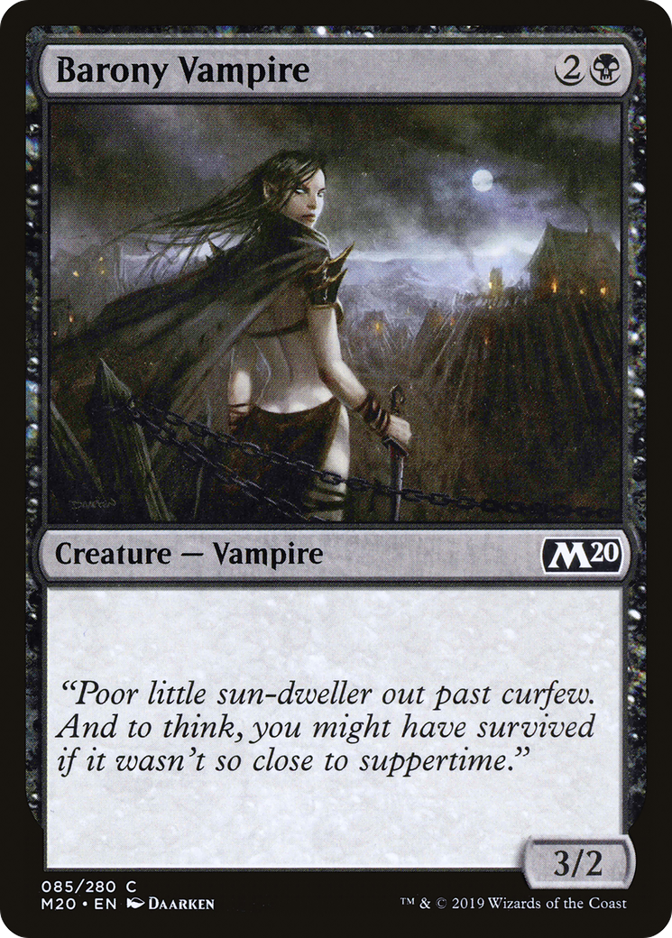 Barony Vampire (085) Foil - Core Set 2020