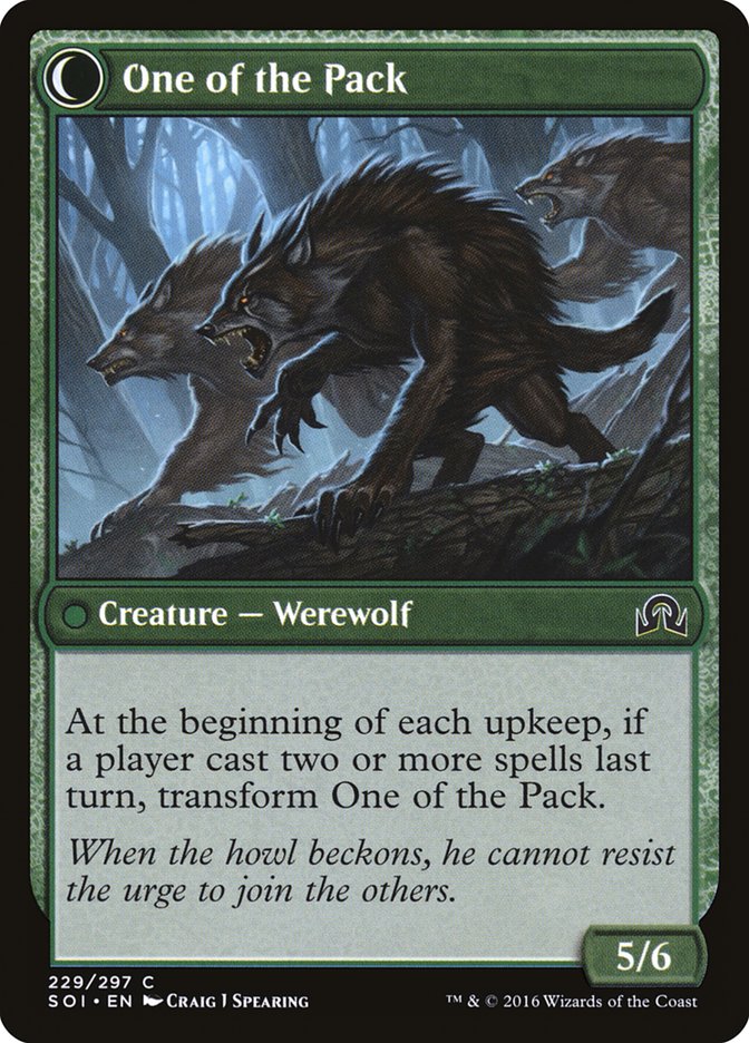 Solitary Hunter (229) Foil - Shadows over Innistrad