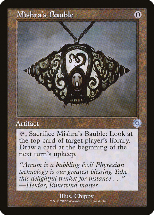 Mishra's Bauble (Retro) [The Brothers' War Retro Artifacts] Foil