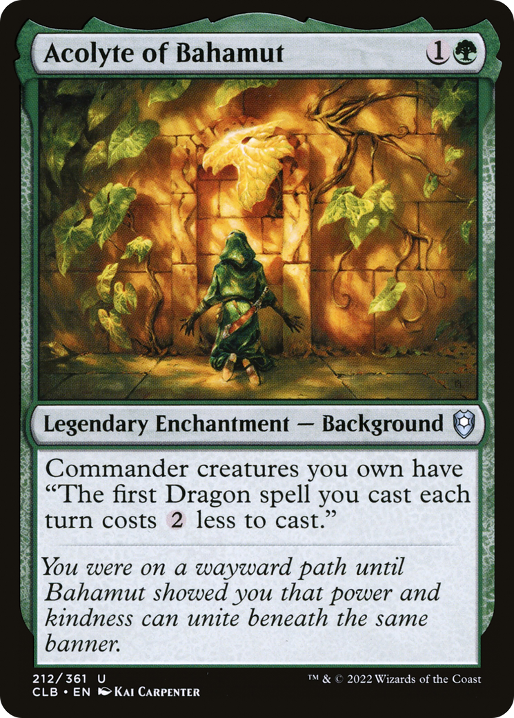 Acolyte of Bahamut [Commander Legends: Battle for Baldur's Gate]