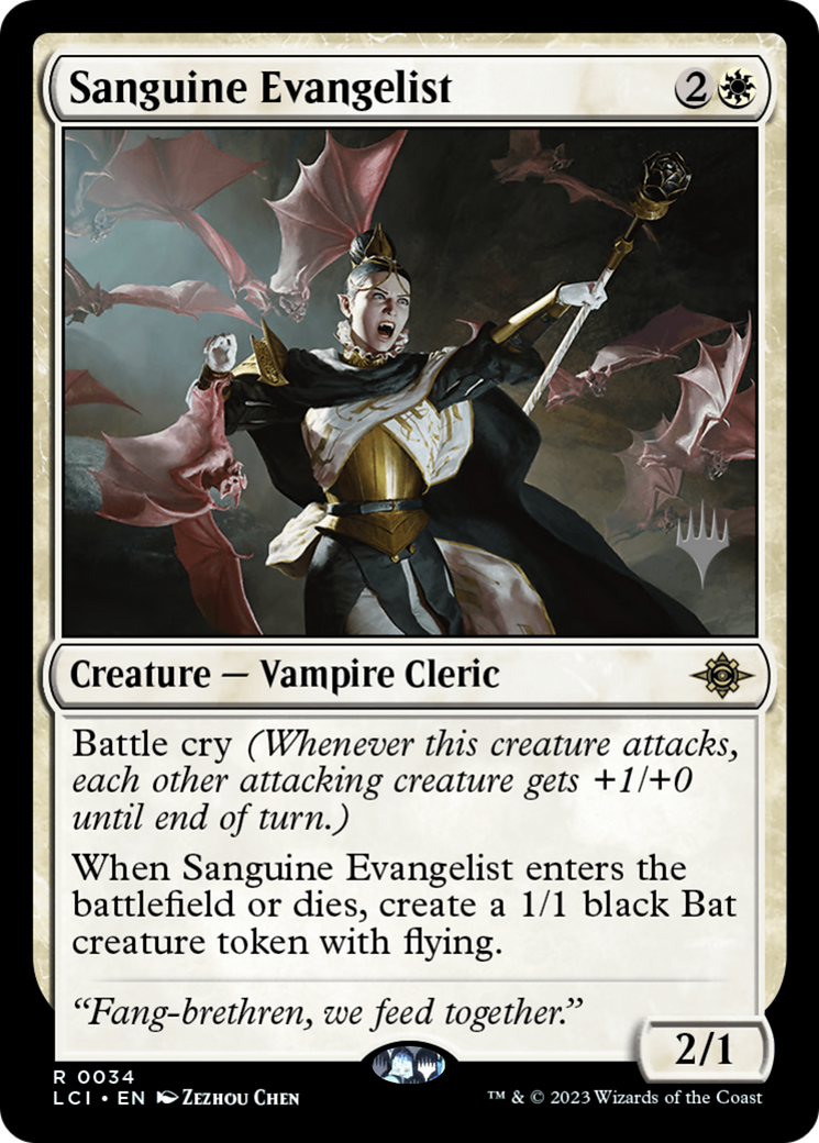 Sanguine Evangelist (034) - The Lost Caverns of Ixalan Promos