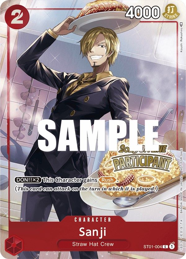 Sanji (Offline Regional 2023) [Participant] [One Piece Promotion Cards] | Silver Goblin