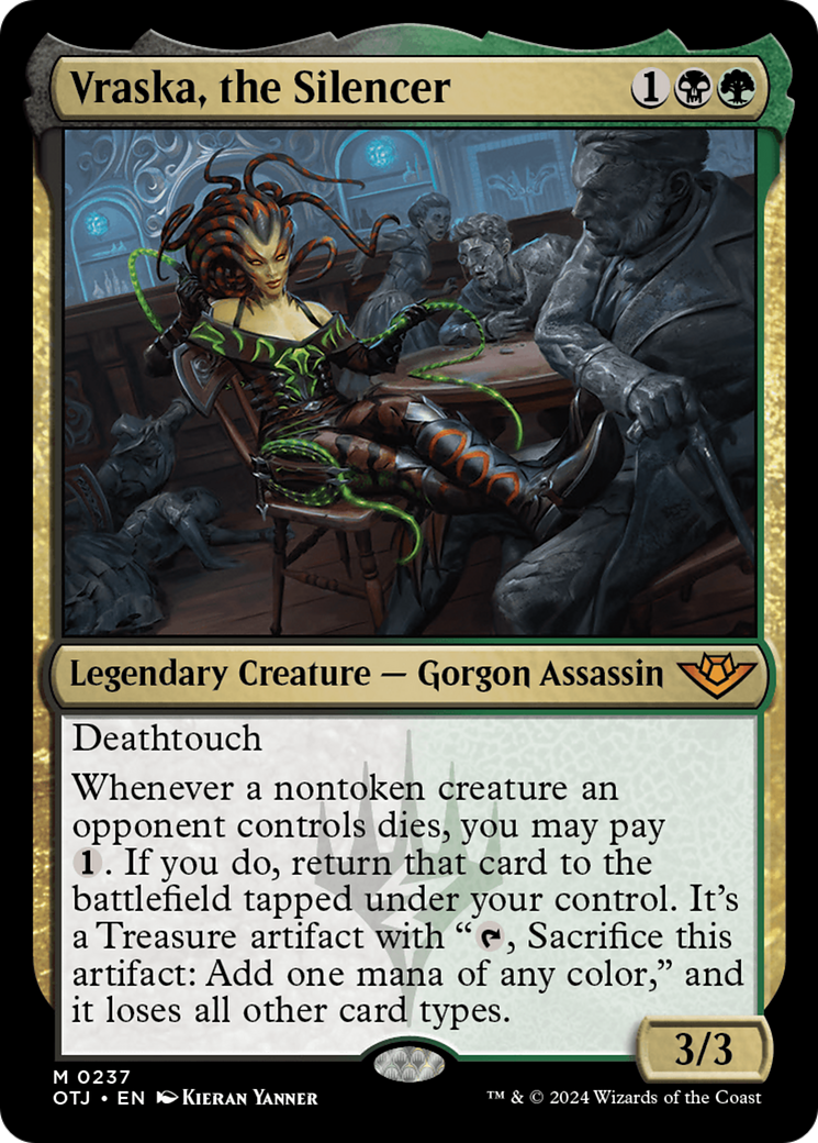 Vraska, the Silencer [Outlaws of Thunder Junction] | Silver Goblin