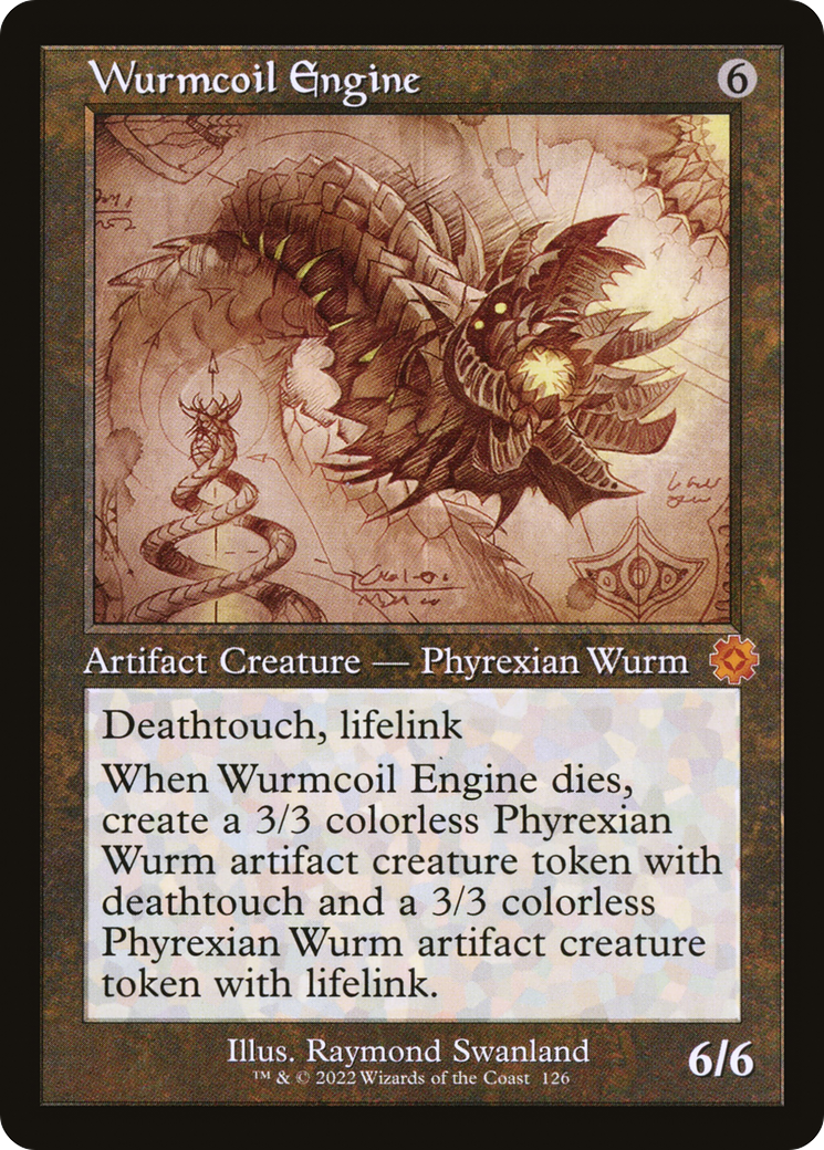 Wurmcoil Engine (Schematic) (Retro) (126) - The Brothers' War Retro Artifacts