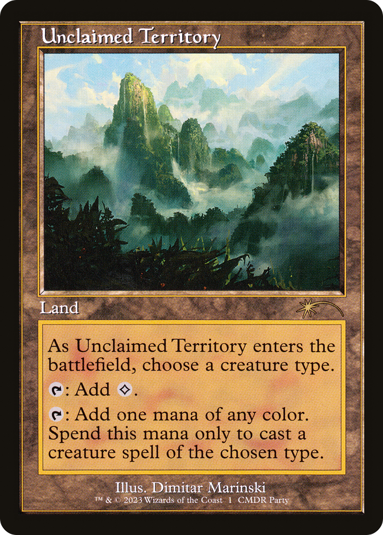 Unclaimed Territory (Retro) (011) Foil - Wizards Play Network 2023