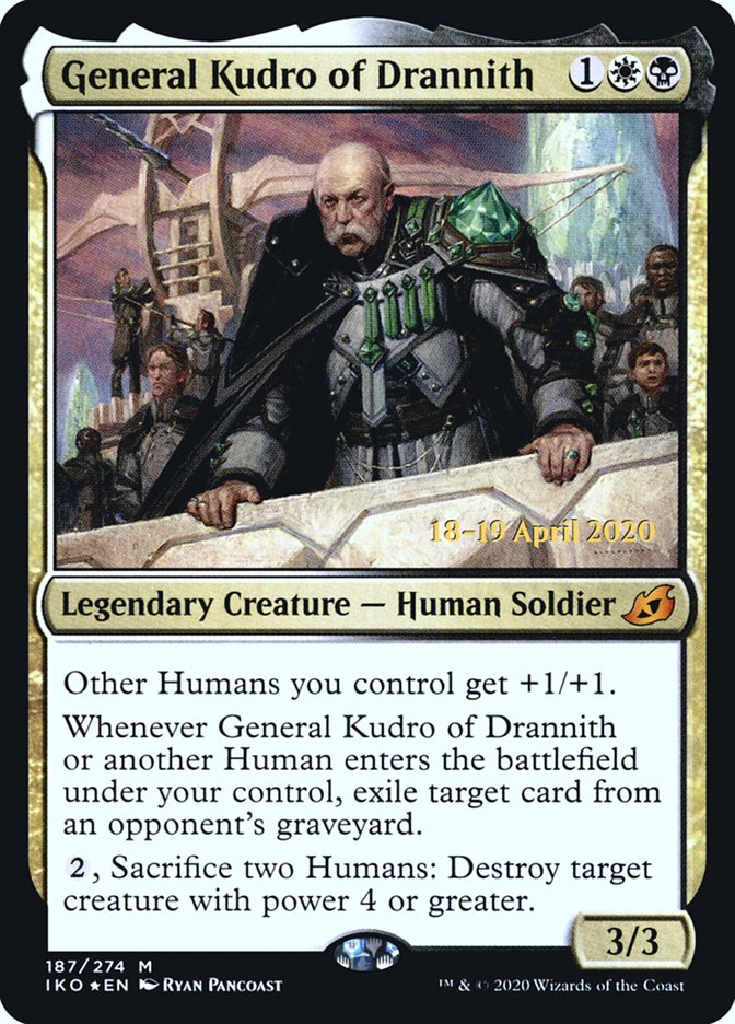 General Kudro of Drannith [Ikoria: Lair of Behemoths Prerelease Promos] | Silver Goblin