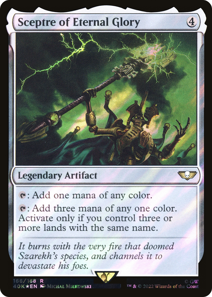 Sceptre of Eternal Glory (166) Surge Foil - Warhammer 40,000 Commander