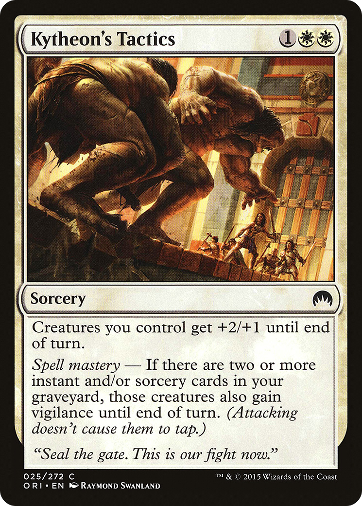 Kytheon's Tactics (025) Foil - Magic Origins