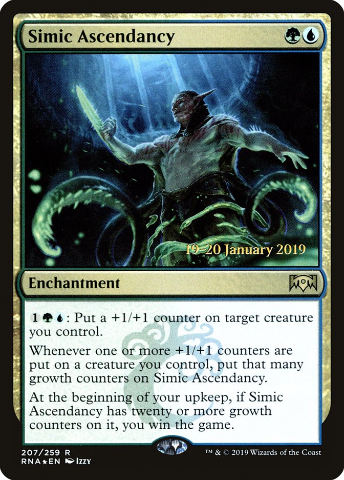 Simic Ascendancy [Ravnica Allegiance Prerelease Promos] | Silver Goblin