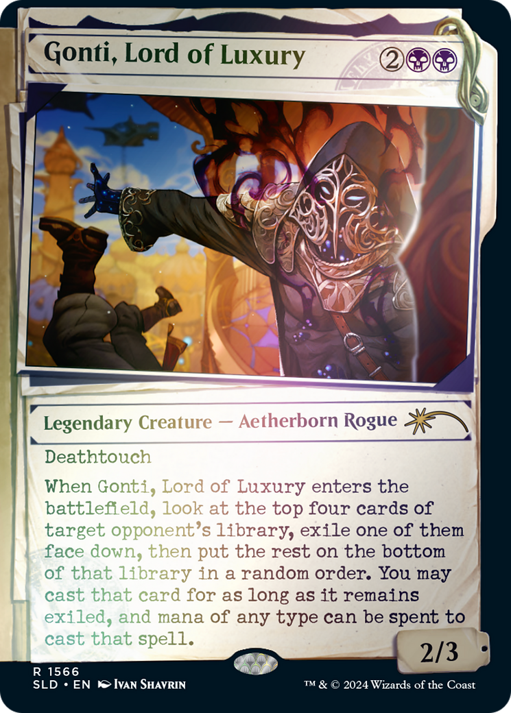 Gonti, Lord of Luxury (Rainbow Foil) [Secret Lair Drop Series] | Silver Goblin