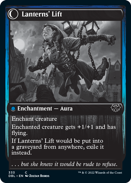 Lantern Bearer // Lanterns' Lift (333) Foil - Innistrad: Double Feature
