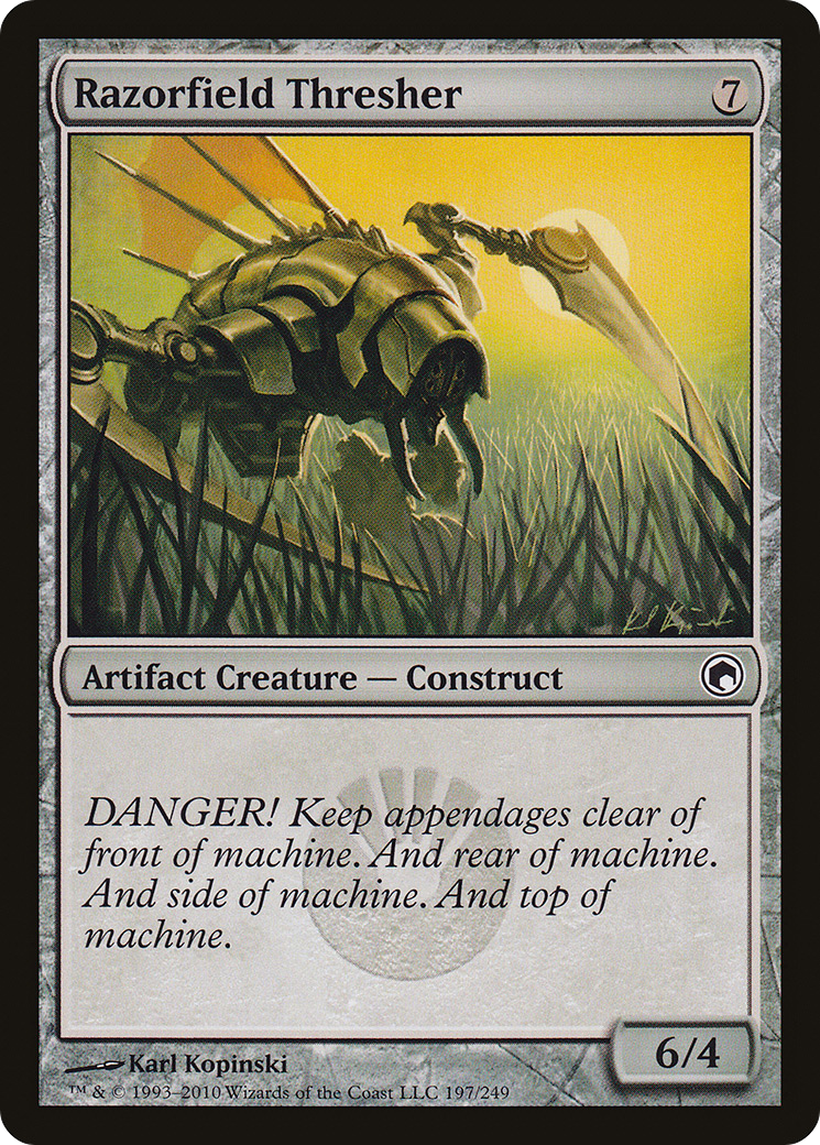 Razorfield Thresher (197) Foil - Scars of Mirrodin