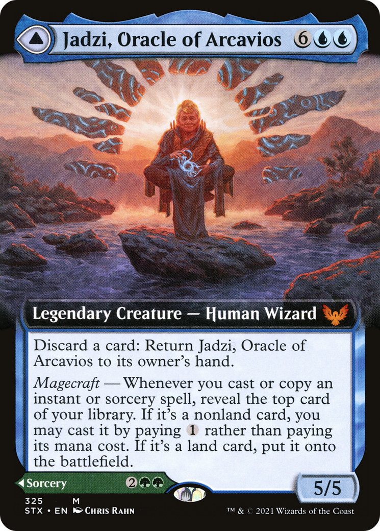 Jadzi, Oracle of Arcavios (Extended Art) (325) Foil - Strixhaven: School of Mages