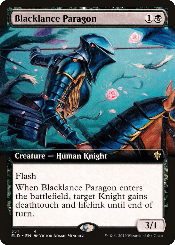 Blacklance Paragon (Extended Art) (351) - Throne of Eldraine