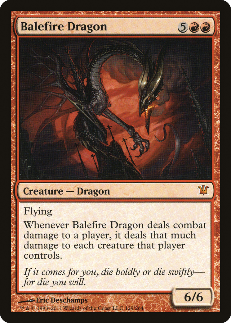 Balefire Dragon (129) - Innistrad