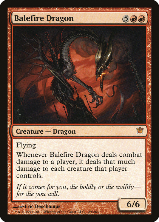 Balefire Dragon (129) - Innistrad