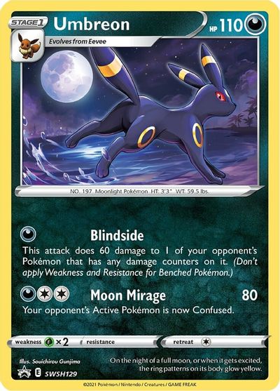 Umbreon (SWSH129) [Sword & Shield: Black Star Promos] | Silver Goblin