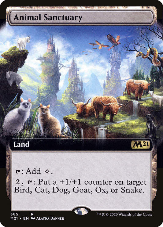 Animal Sanctuary (Extended Art) (385) - Core Set 2021