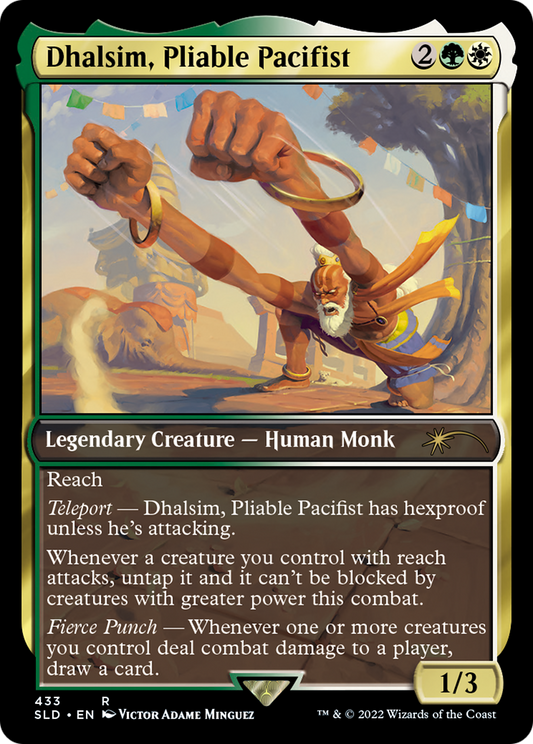Dhalsim, Pliable Pacifist (433) - Secret Lair Drop