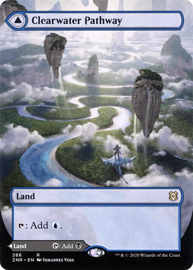 Clearwater Pathway // Murkwater Pathway (Showcase) (286) Foil - Zendikar Rising