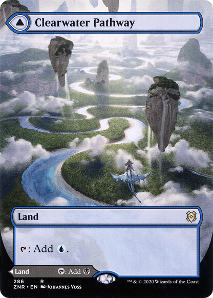Clearwater Pathway // Murkwater Pathway (Showcase) (286) Foil - Zendikar Rising