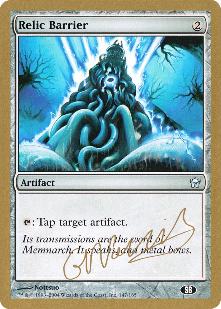 Relic Barrier - 2004 Gabriel Nassif (5DN) (SB) - World Championship Decks 2004