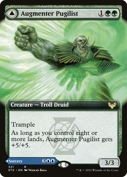 Augmenter Pugilist // Echoing Equation (Extended Art) (321) Foil - Strixhaven: School of Mages