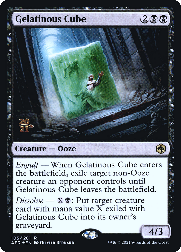 Gelatinous Cube (105) Foil - Adventures in the Forgotten Realms Promos