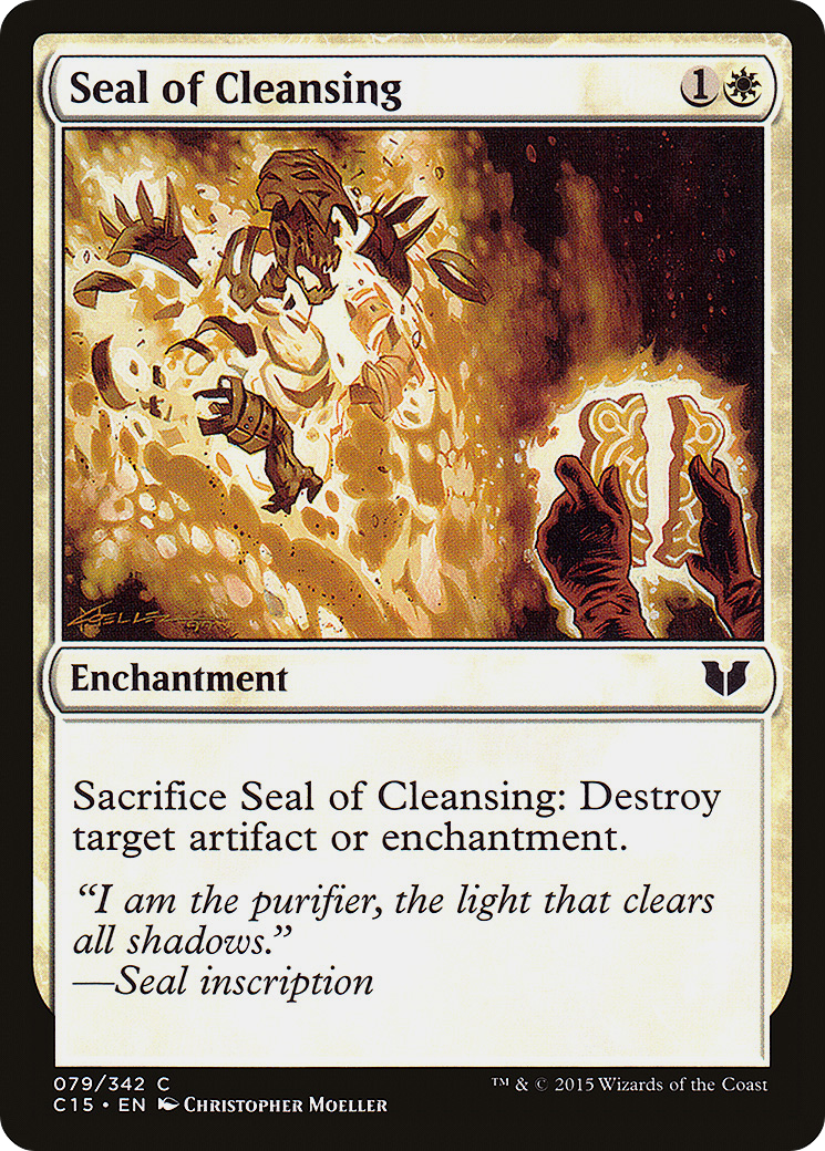 Seal of Cleansing (079) - Commander 2015