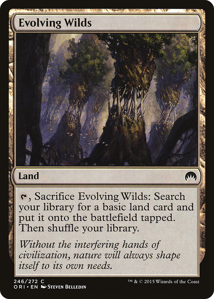 Evolving Wilds (246) Foil - Magic Origins
