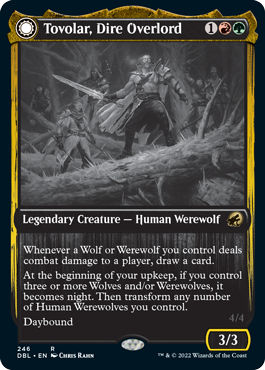 Tovolar, Dire Overlord (246) Foil - Innistrad: Double Feature