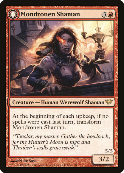 Mondronen Shaman (098) Foil - Dark Ascension