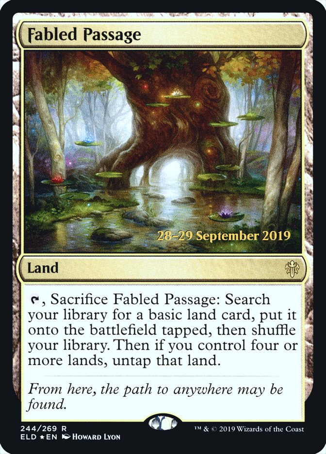 Fabled Passage [Throne of Eldraine Prerelease Promos] | Silver Goblin