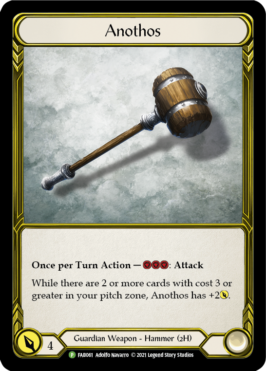 Anothos (Golden) [FAB061] (Promo)  Cold Foil | Silver Goblin