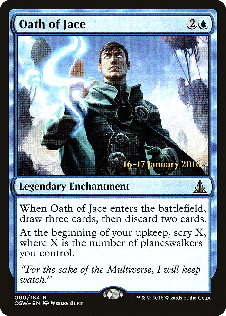 Oath of Jace (60s) Foil - Oath of the Gatewatch Promos