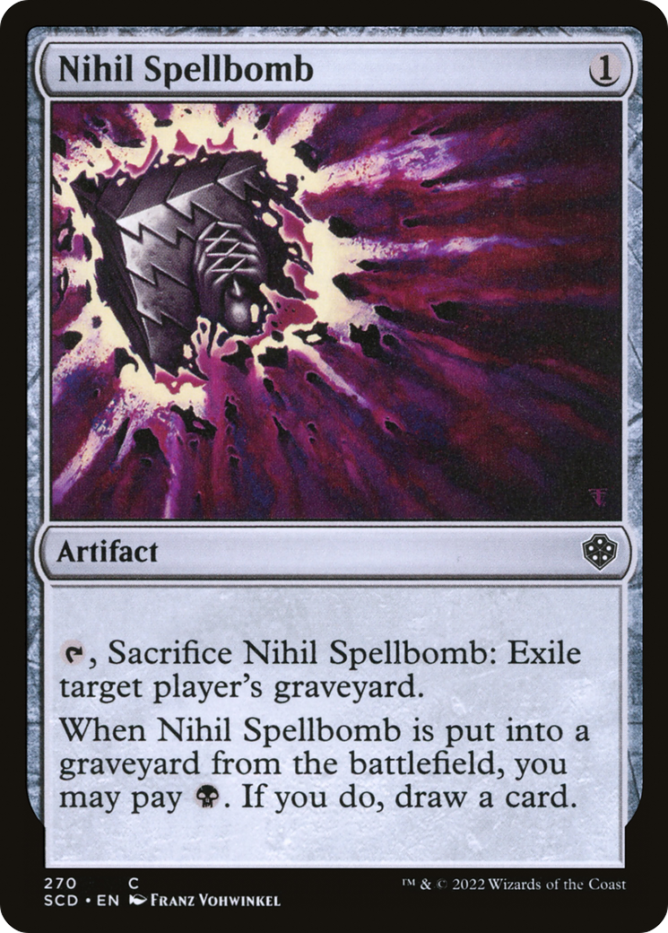 Nihil Spellbomb (270) - Starter Commander Decks