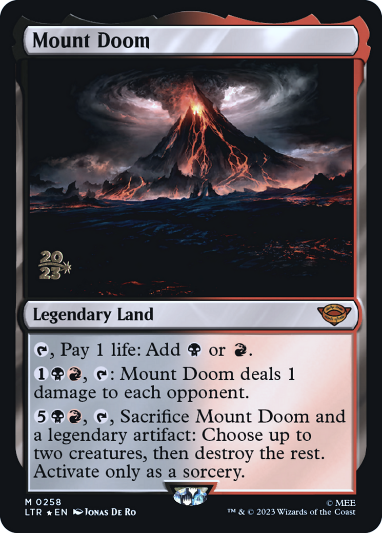 Mount Doom (258s) Foil - Tales of Middle-earth Promos