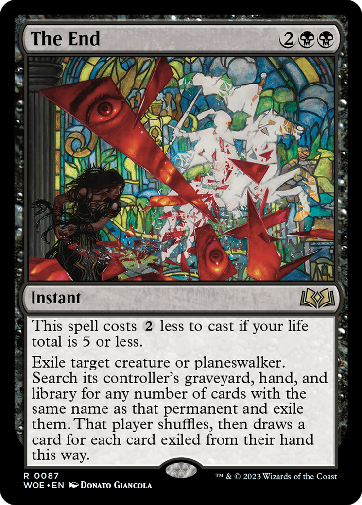 The End (087) Foil - Wilds of Eldraine