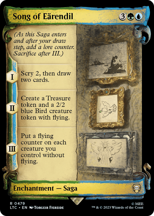 Song of Earendil (Showcase Scrolls) (Showcase) (479) Foil - Tales of Middle-earth Commander