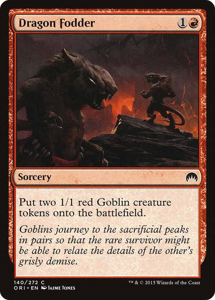 Dragon Fodder (140) Foil - Magic Origins