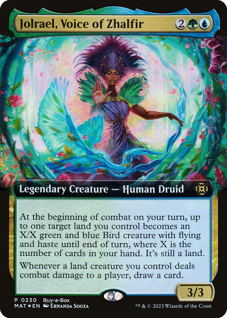 Jolrael, Voice of Zhalfir (Extended Art) (230) Foil - March of the Machine: The Aftermath