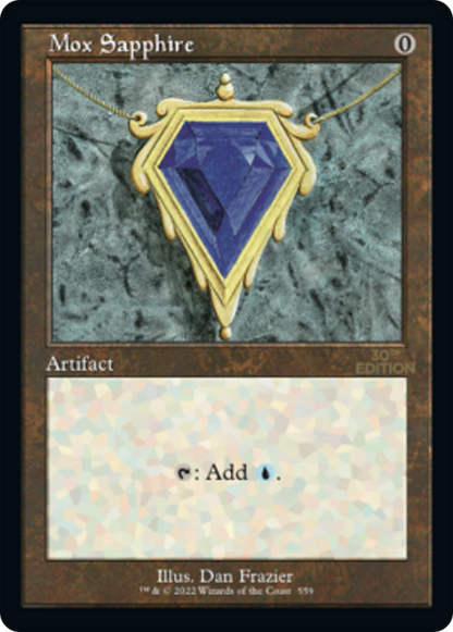 Mox Sapphire (Retro) (559) - 30th Anniversary Edition