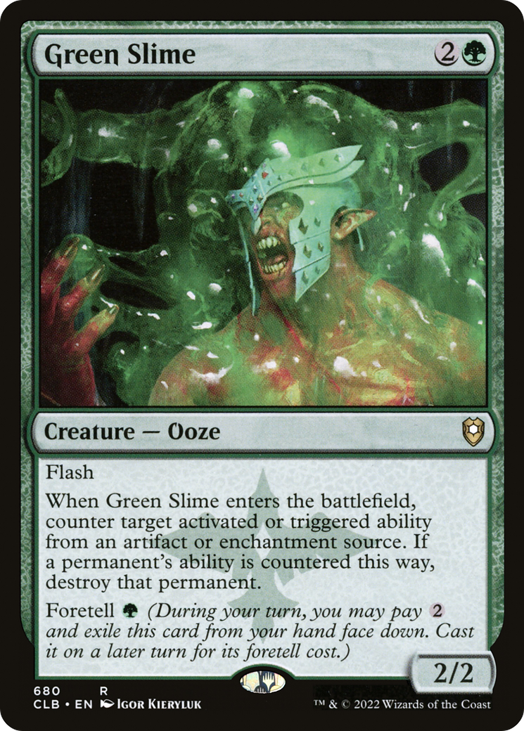 Green Slime (680) - Commander Legends: Battle for Baldur's Gate