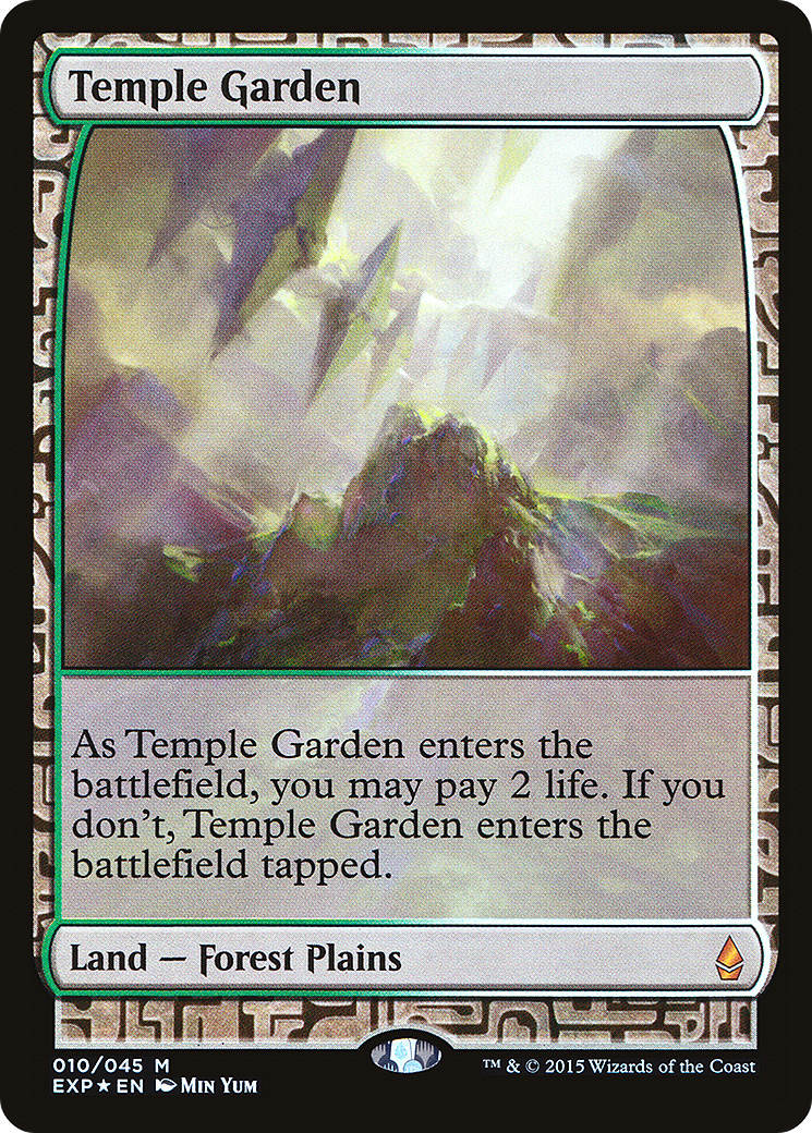 Temple Garden (010) Foil - Zendikar Expeditions