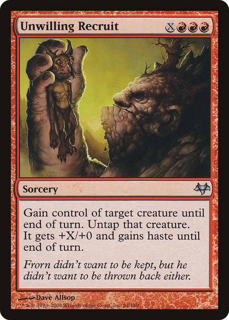 Unwilling Recruit [Eventide] Foil