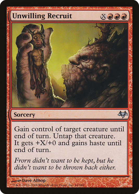 Unwilling Recruit [Eventide] Foil